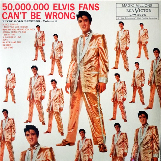 Elvis Presley – 50,000,000 Elvis Fans Can't Be Wrong - Elvis' Gold Records Volume 2 (Vinyl, LP, Compilation, Reissue)