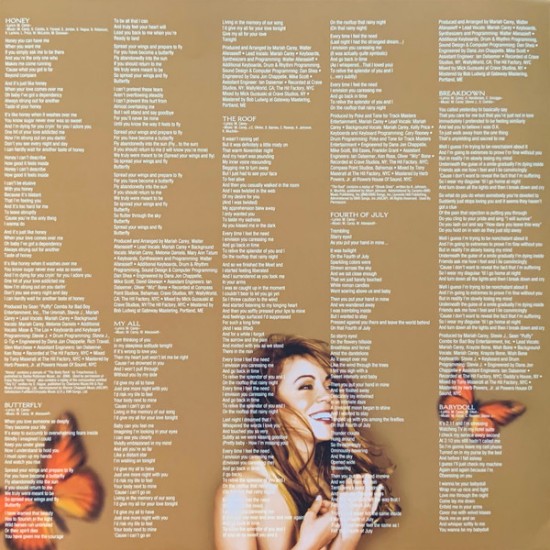 Mariah Carey – Butterfly (Vinyl, LP, Album, Reissue, Remastered) - Image 3