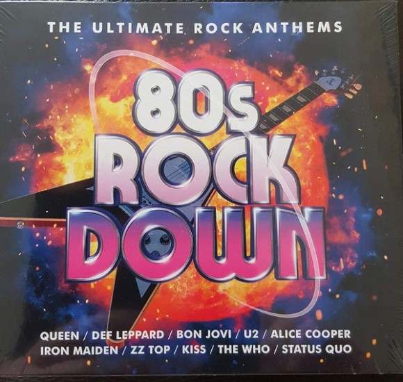 Various – 80s Rock Down (3 x CD, Compilation)