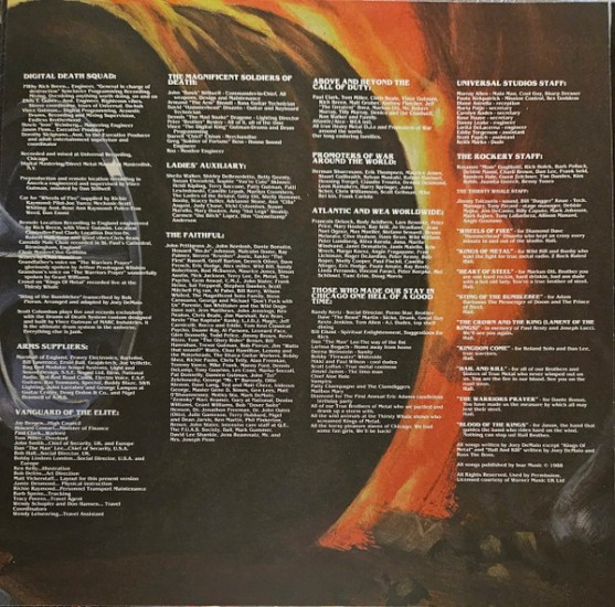 Manowar – Kings Of Metal (Vinyl, LP, Album, Limited Edition, Reissue, Blue Transparent) - Image 4