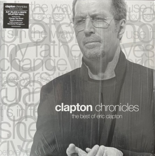 Eric Clapton – Clapton Chronicles (The Best Of Eric Clapton) (2 x Vinyl, LP, Compilation, Limited Edition, Reissue, Stereo, Clear With Black & White Splatter)