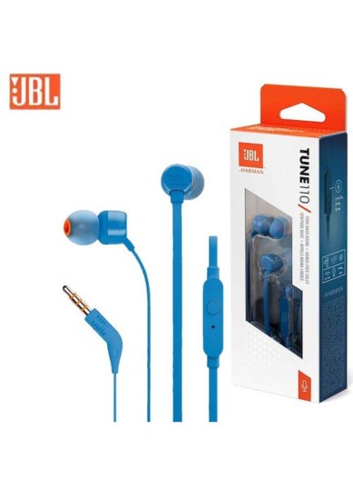 JBL TUNE110 Ear Headphones Blue