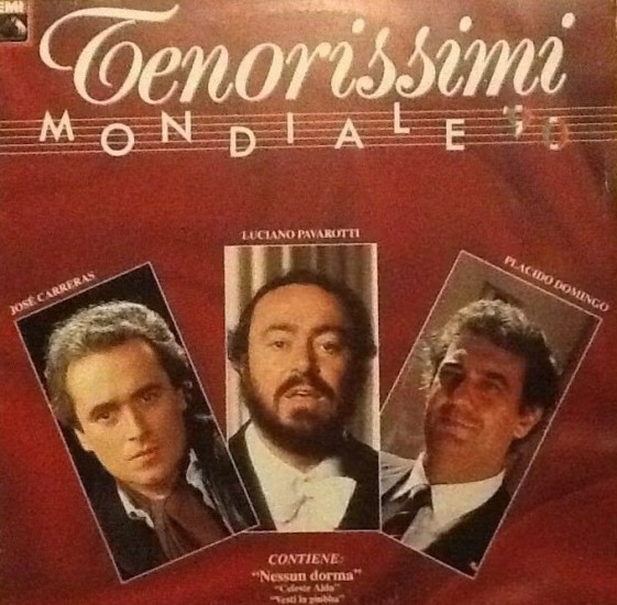 José Carreras, Luciano Pavarotti, Placido Domingo – Tenorissimi - Mondiale '90 (Vinyl, LP, Compilation)
