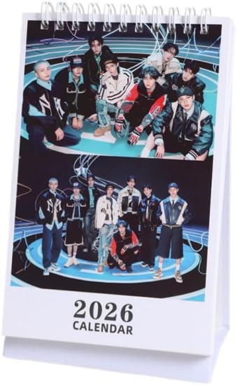 STRAY KIDS SKZ 2026 Desk Calendar 'STAY' 13 x 23 cm 'Hollow'