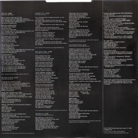 Elaine Paige – Love Hurts (Vinyl, LP, Album, Stereo) - Image 2