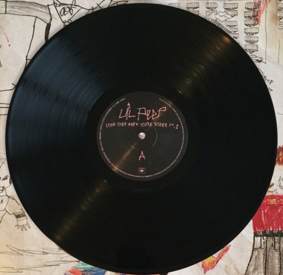 Lil Peep – Come Over When You're Sober, Pt. 1 & Pt. 2 (2 x Vinyl, LP, Album, Pink & Black) - Image 2