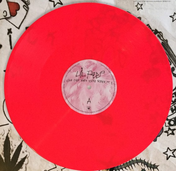 Lil Peep – Come Over When You're Sober, Pt. 1 & Pt. 2 (2 x Vinyl, LP, Album, Pink & Black) - Image 3