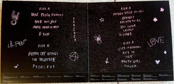 Lil Peep – Come Over When You're Sober, Pt. 1 & Pt. 2 (2 x Vinyl, LP, Album, Pink & Black) - Image 4