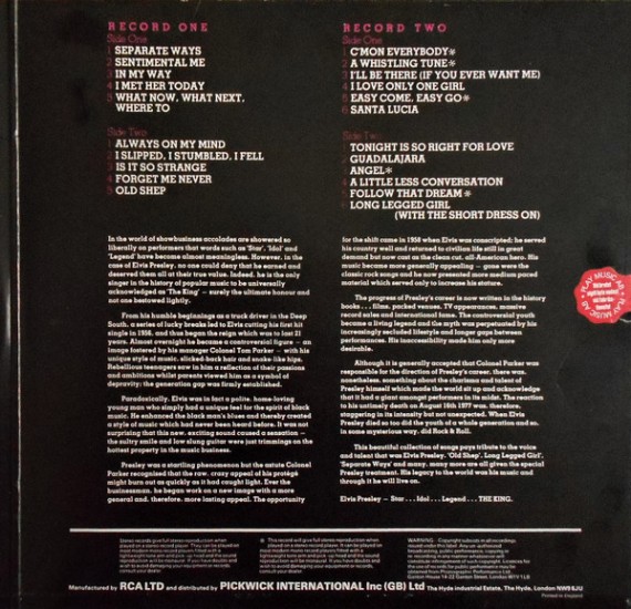 Elvis Presley – The Elvis Presley Collection Vol.2 (2 x Vinyl, LP, Compilation, Stereo) - Image 3