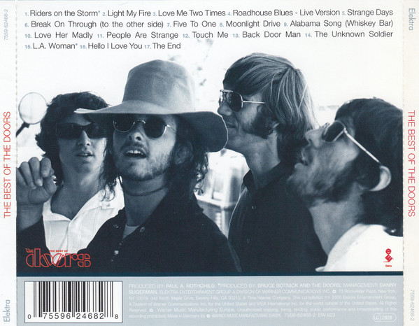 The Doors – The Best Of The Doors (CD, Compilation, Remastered) - Image 2