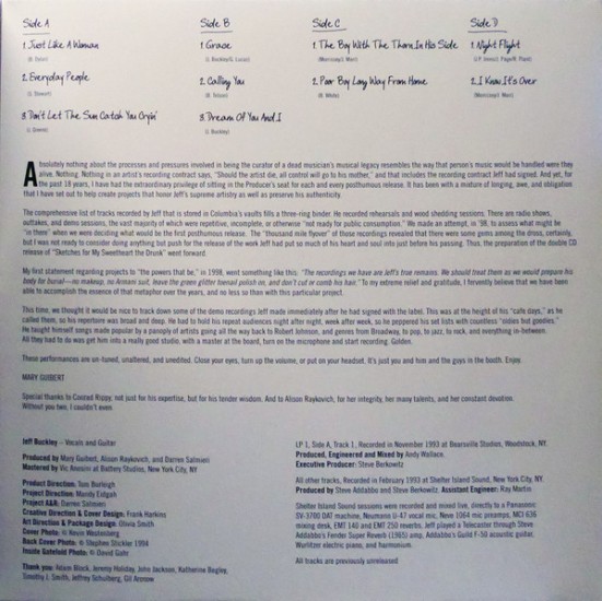 Jeff Buckley – You And I (2 x Vinyl, LP, Album, Stereo, Gatefold, 180g) - Image 3