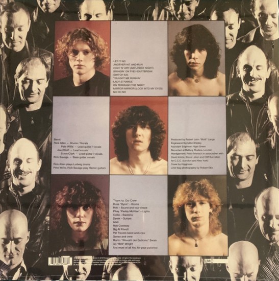 Def Leppard – High 'N' Dry (Vinyl, LP, Album, Reissue, Repress) - Image 2