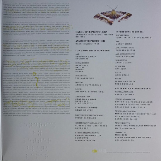 Kendrick Lamar – To Pimp A Butterfly (2 x Vinyl, LP, Album, Gatefold) - Image 4