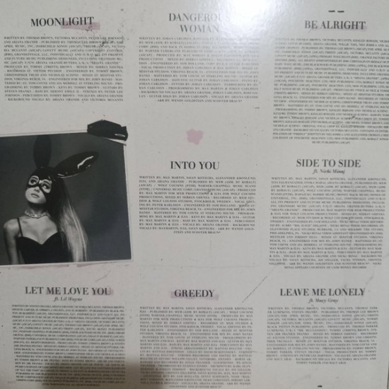 Ariana Grande – Dangerous Woman (2 x Vinyl, LP, Album, Reissue) - Image 2