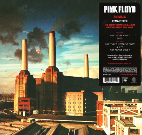 Pink Floyd – Animals (Vinyl, LP, Album, Reissue, Remastered, Stereo, Gatefold, 180 Gram)