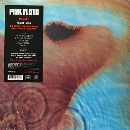 Pink Floyd – Meddle (Vinyl, LP, Album, Reissue, Remastered, Stereo, Gatefold, 180g)