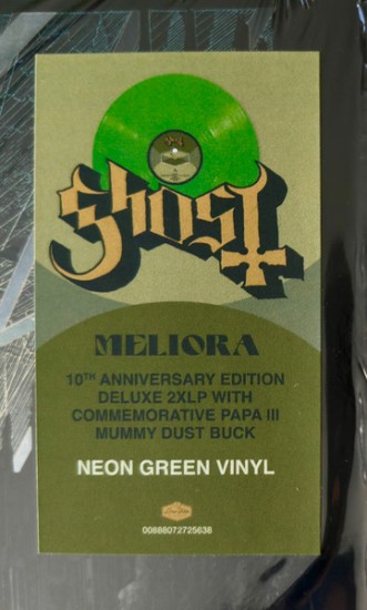 Ghost – Meliora (10th Anniversary Edition) (2 x Vinyl, LP, Album, Deluxe Edition, Limited Edition, Neon Green) - Image 2