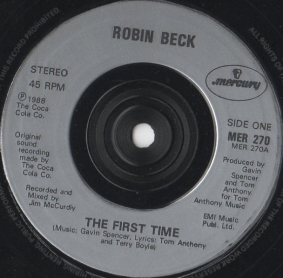 Robin Beck – First Time (Vinyl, 7", 45 RPM, Single)