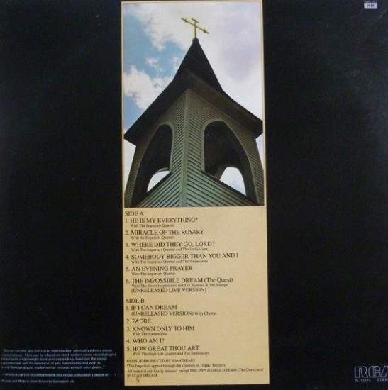 Elvis Presley – He Walks Beside Me, Favorite Songs Of Faith And Inspiration (Vinyl, LP, Album, Compilation, Stereo) - Image 2