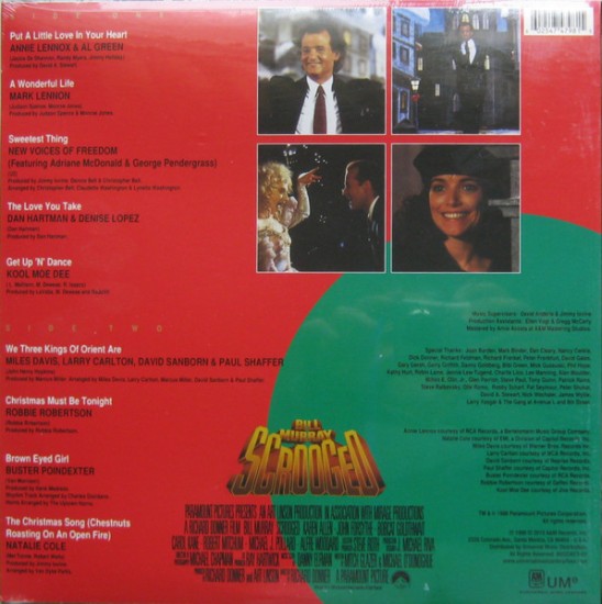 Various – Scrooged - Original Motion Picture Soundtrack (Vinyl, LP, Album, Reissue) - Image 2