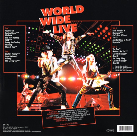 Scorpions – World Wide Live (Vinyl, LP, Album, Stereo, Coloured) - Image 3