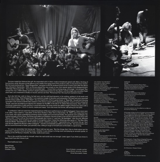 Nirvana – Nirvana (2 x Vinyl, LP, 45 RPM, Compilation, Reissue, 180g, Gatefold) - Image 3