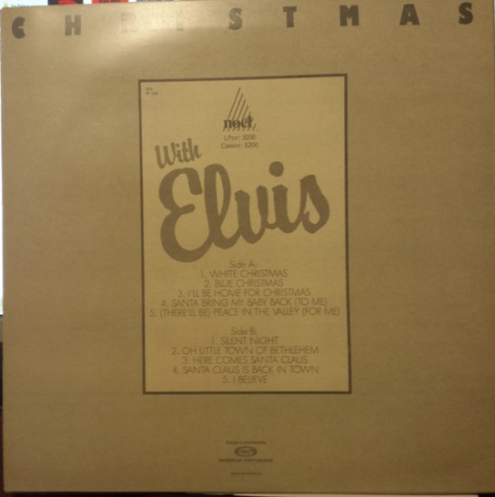 Elvis Presley – Christmas With Elvis (Vinyl, LP, Compilation) - Image 2