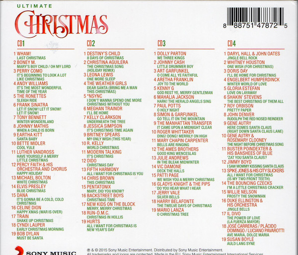 Various – Ultimate Christmas (4 x CD, Compilation) - Image 2