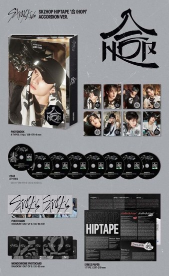 Stray Kids – SKZHOP HIPTAPE(合) (ACCORDION Ver.) (Random) - Image 2