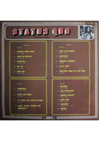 Status Quo – Le Double Disque D'Or De Status Quo (2 x Vinyl, LP, Compilation, Stereo, Gatefold) - Image 4