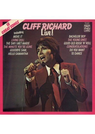 Cliff Richard – Cliff Richard Live! (Vinyl, LP, Album, Reissue, Stereo)