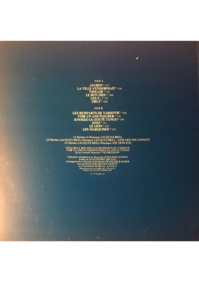 Jacques Brel – Brel (Vinyl, LP, Album, Reissue, Stereo) - Image 4