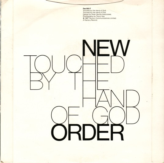 New Order – Touched By The Hand Of God (Vinyl, 7", 45 RPM, Single) - Image 2