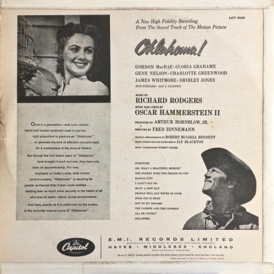 Rodgers And Hammerstein – Oklahoma! (Vinyl, LP, Album) - Image 2