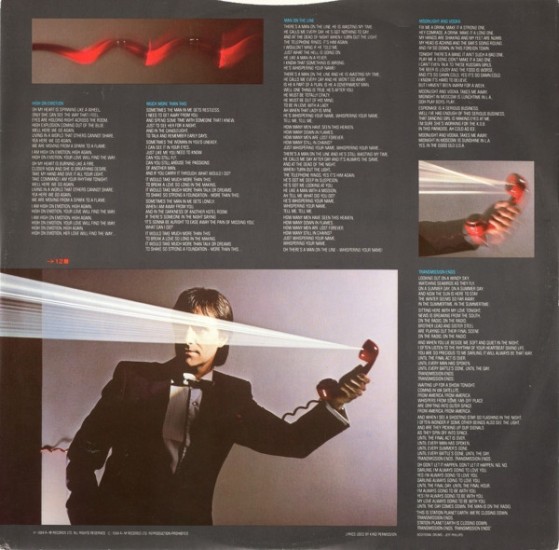 Chris de Burgh – Man On The Line (Vinyl, LP, Album, Stereo) - Image 3