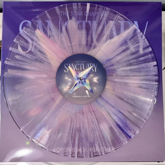 Tomorrow X Together (TXT) – The Star Chapter : Sanctuary (HEADLINER Ver.)(Vinyl, 12", 33 ⅓ RPM, Single Sided, EP, Stereo, Clear With Pink Splatter) - Image 3