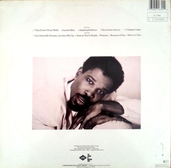 Billy Ocean – Tear Down These Walls (Vinyl, LP, Album) - Image 2
