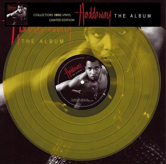 Haddaway – The Album (Vinyl, LP, Album, Limited Edition, Numbered, Reissue, Yellow Transparent, 180g)