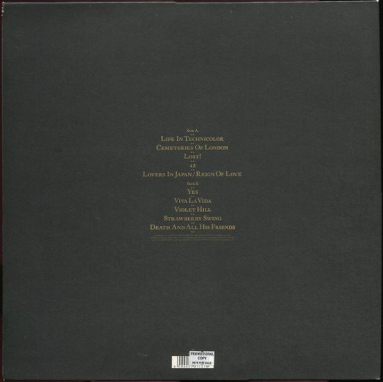 Coldplay – Viva La Vida Or Death And All His Friends (Vinyl, LP, Album, Gatefold) - Image 6