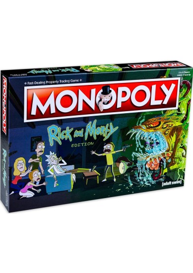 Winning Moves: Monopoly - Rick And Morty Board Game