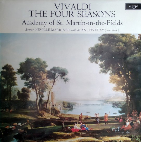 Vivaldi, Academy Of St. Martin-in-the-Fields, Neville Marriner With Alan Loveday – The Four Seasons (Vinyl, LP, Stereo)