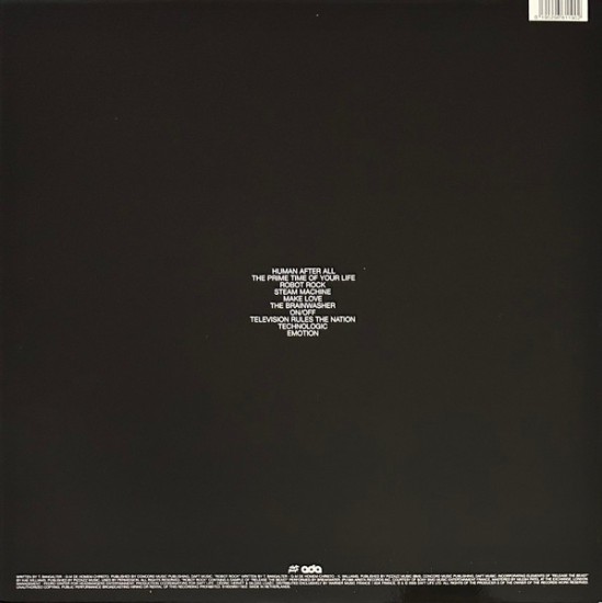 Daft Punk – Human After All (2 x Vinyl, LP, Album, Reissue, Repress) - Image 4