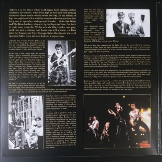 Spandau Ballet – Gold - The Best Of Spandau Ballet (2 x Vinyl, LP, Compilation) - Image 2