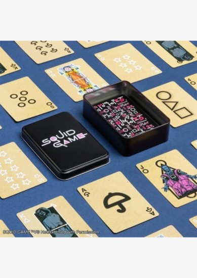 PALADONE SQUID GAME PLAYING CARDS IN A TIN