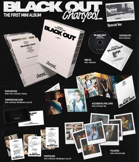 CHANYEOL (EXO) The 1st Mini Album – Black Out (Special Ver.) - Image 2