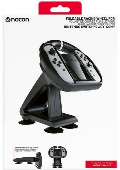 NACON FOLDABLE RACING WHEEL FOR NINTENDO SWITCH 2 JOY-CON