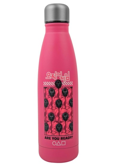 CINEREPLICAS TV SERIES: NETFLIX SQUID GAME - SQUID GAME GUARDS WATER BOTTLE