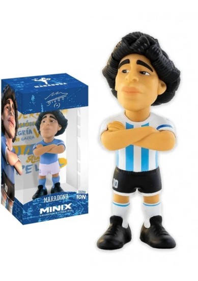 MINIX COLLECTIBLE FIGURINES: FOOTBALL STARS - MARADONA ARGENTINA FIGURE 12 CM