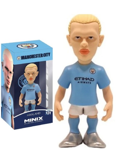MINIX COLLECTIBLE FIGURINES: FOOTBALL STARS - MAN. CITY HAALAND FIGURE 12 CM