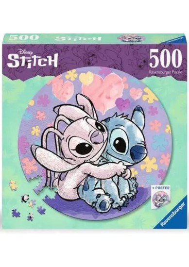 RAVENSBURGER PUZZLE DISNEY: STITCH & ANGEL (500PCS)